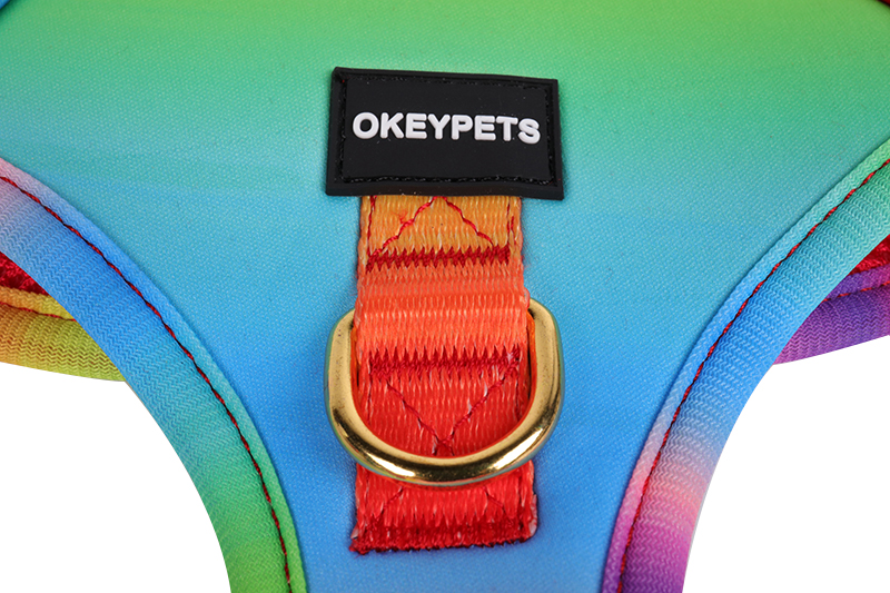 OKEYPETS - 6 darabos egyedi színű luxus hámnyomtatással, lebomló kutyakakizsákokkal, masnis kendővel, nyakörvvel és pórázzal, luxus minden termék 18