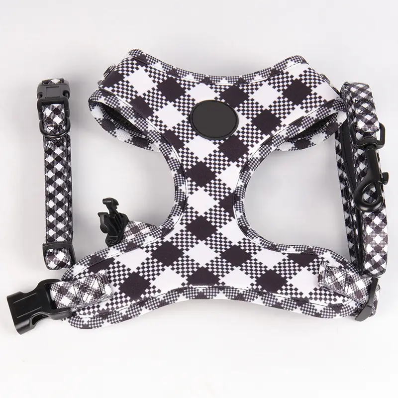 OKEYPETS - OKEYPETS Nouveau motif imprimé pour laisse et harnais pour chien en néoprène de qualité supérieure avec logo personnalisé. 1