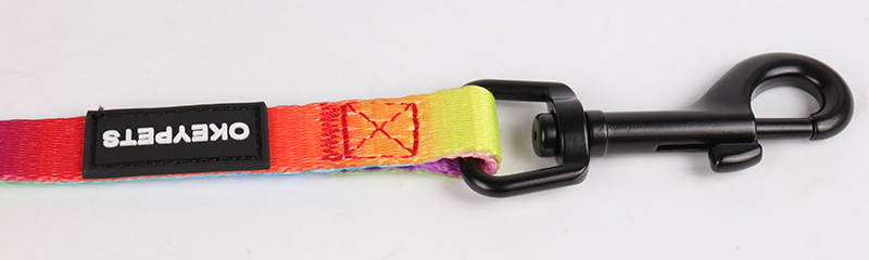 Harnais pour chien Okeypets personnalisé avec impression, réglable, respirant et rembourré en maille aérée, avec laisse. Collier pour animaux de compagnie. 14