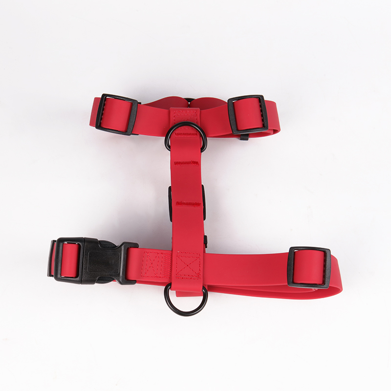 OKEYPETS - OKEYPETS Vente en gros de laisses et harnaiss pour chiens en sangle PVC imperméable et résistante à l'usure, pour une promenade en toute sécurité. Ensemble collier et laisse/harnais tendance pour chiens. 17