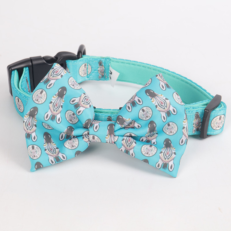 OKEYPETS Fabricants de colliers pour chiens en gros, motif par sublimation, collier et laisse robustes 18