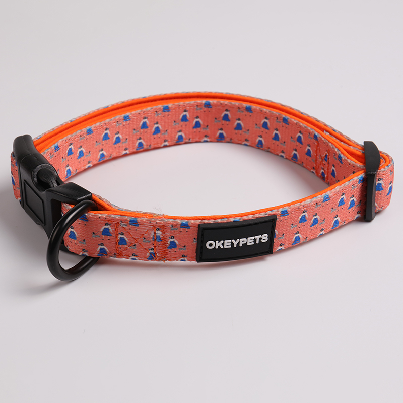 OKEYPETS - OKEYPETS Bezpečnostný pohodlný obojok pre psa s motýlikom, luxusný polyesterový obojok pre psa, sada vodítok a postrojov pre domáce zvieratá 9