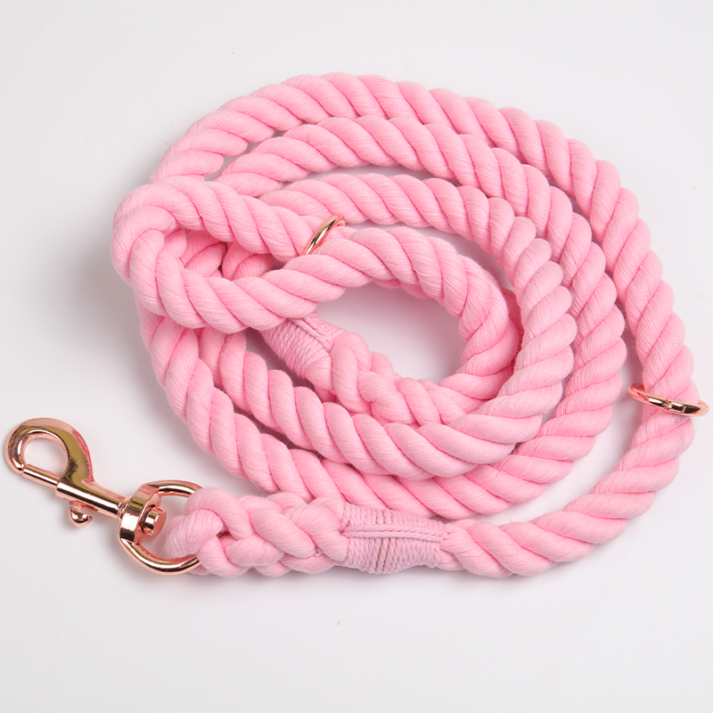 OKEYPETS - OKEYPETS Vente en gros de laisses de luxe colorées tie-dye ombrées pour animaux de compagnie, résistantes et de luxe, avec logo personnalisé, en coton robuste pour l'escalade et les chiens. Meilleures ventes. 21