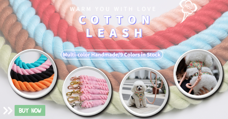 OKEYPETS - OKEYPETS Vente en gros de laisses de luxe colorées tie-dye ombrées pour animaux de compagnie, résistantes et de luxe, avec logo personnalisé, en coton robuste pour l'escalade et les chiens. Meilleures ventes. 8