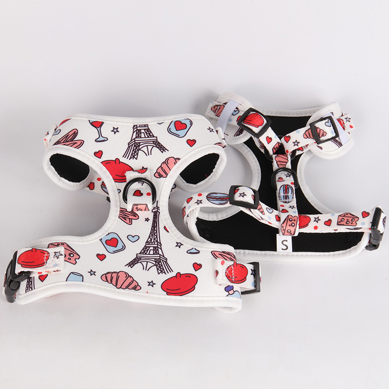 OKEYPETS Fremstilling af brugerdefineret neopren polstret kæledyrsvest justerbar åndbar almindelig hundesele 13