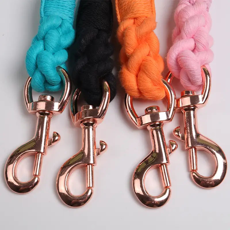 OKEYPETS - Laisse pour chien élégante en corde de coton ombrée, teinte à la main, coloris standard. 1