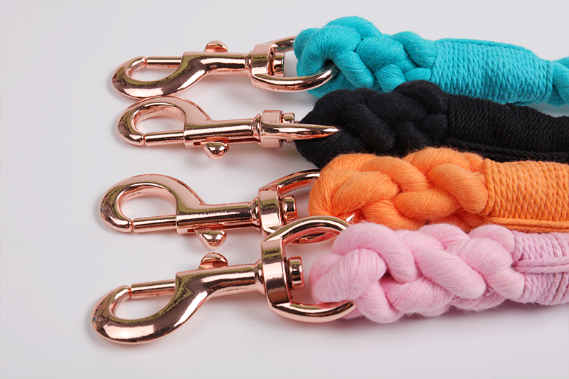 OKEYPETS - Laisse pour chien élégante en corde de coton ombrée, teinte à la main, coloris standard. 10