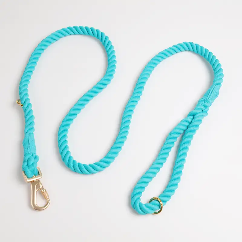 OKEYPETS - Laisse pour chien en corde de coton robuste, élégante et tressée à la main. 1