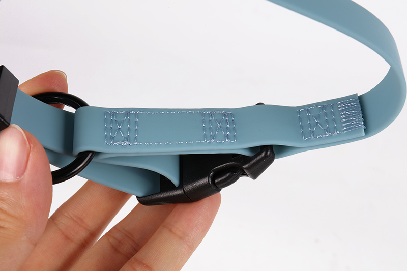 Kalung Haiwan Peliharaan Silikon PVC Tahan Lama Borong OKEYPETS Kolar Anjing Kalis Air Getah Lembut 11