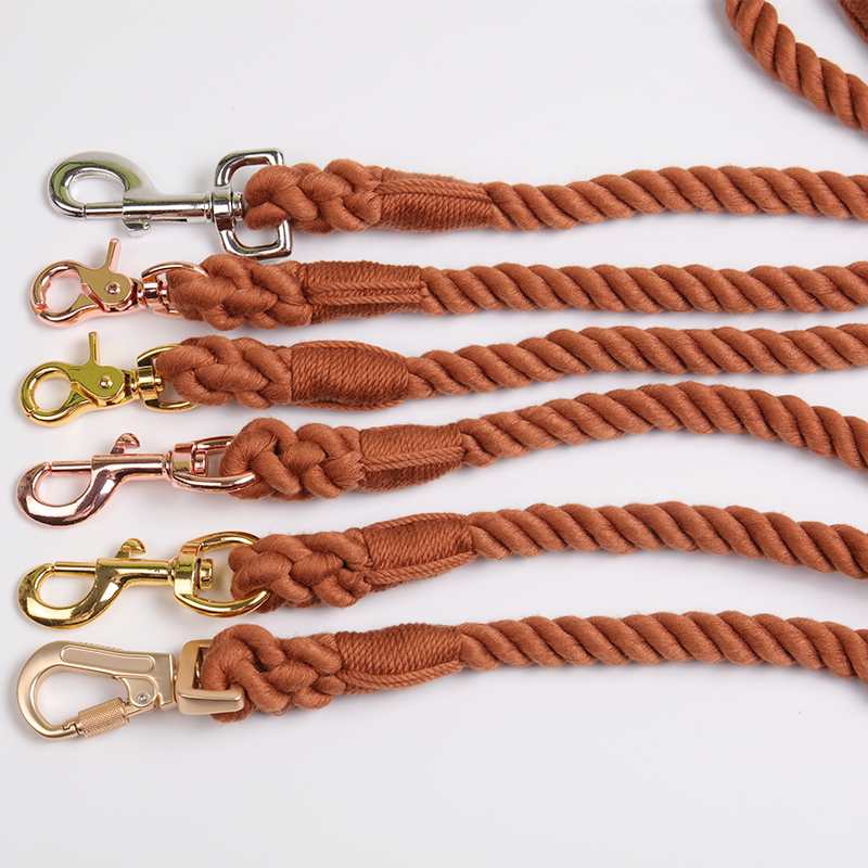 OKEYPETS Professionel Producent Hundesnor Flerfarvet Løb Gåture Håndlavet Hundetilbehør Snor Kæledyrssnor 21