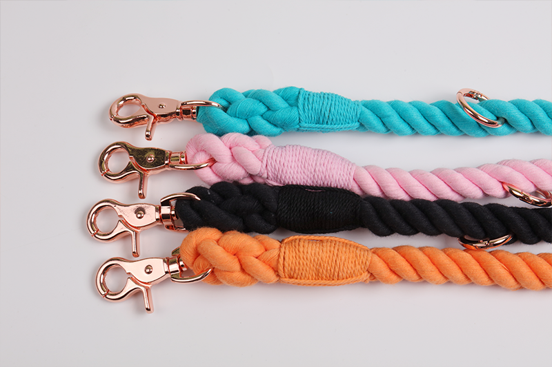 OKEYPETS Nyt design luksus hundehalsbånd flerfarvet bomuld blød løbe- og gå-hundebånd kæledyrsbånd 5