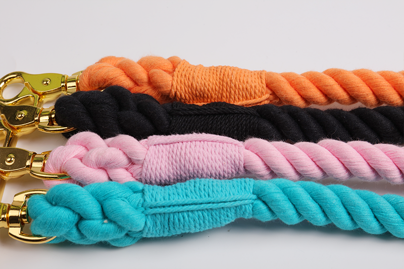 OKEYPETS - OKEYPETS Kína Nagykereskedelmi Kiképző Többszínű, Nagy Teherbírású, Nagy Kézzel Készített Póráz Kutyakötél Pamut Kutyakötél Póráz 12