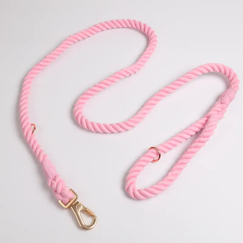 OKEYPETS - OKEYPETS Nagy teherbírású, környezetbarát, biopamutból készült, tartós, ombre kötélből készült kutyapóráz 1