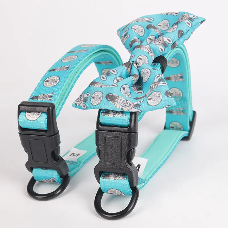 OKEYPETS - OKEYPETS Heavy Duty Stylish Pet Collars Adjustable With Pets Adjustable Cheap Collar Dog Bow Ties Pet Collar 1