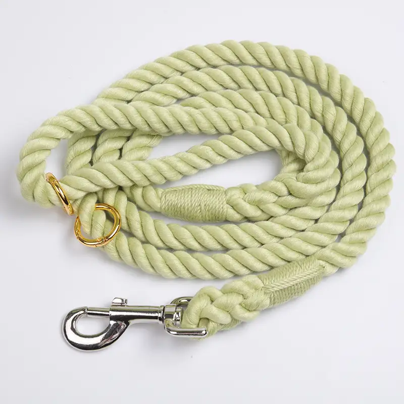 OKEYPETS - OKEYPETS Najtańsza hurtowa smycz dla psa Bawełniana Miękka Modna Kolorowa Średnia Mała Ręcznie robiona designerska smycz dla psa Smycz dla zwierząt 1