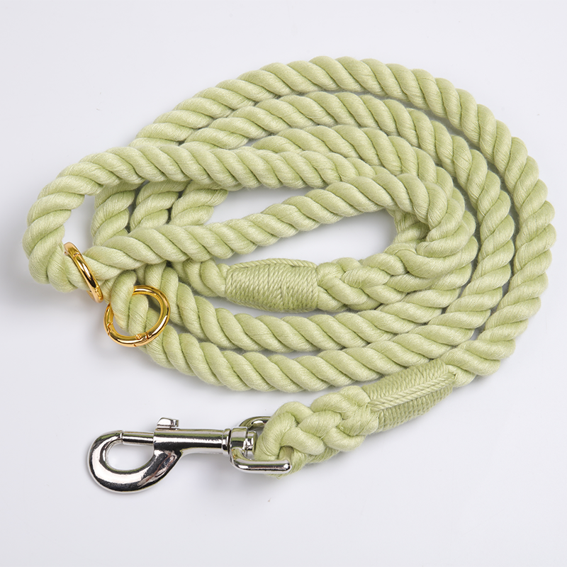 OKEYPETS - OKEYPETS Najtańsza hurtowa smycz dla psa Bawełniana Miękka Modna Kolorowa Średnia Mała Ręcznie robiona designerska smycz dla psa Smycz dla zwierząt 8