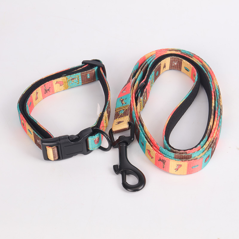 OKEYPETS - OKEYPETS Unique Dog Collar Vest Pet Safety Sublimation Heavy Duty Print Eco Friendly Cute Pet Collars Neoprene Dog Collar 13