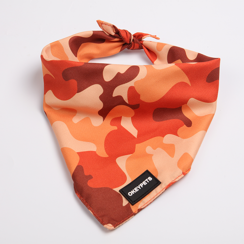 OKEYPETS - Търговия на едро с OEM уникален дизайн на бандана за кучета, персонализирани многоцветни щамповани бандани за кучета с лого и бандана за домашни любимци 11