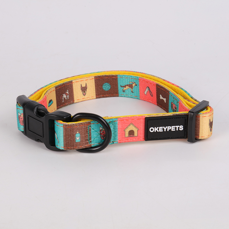 OKEYPETS - Engroshandel af moderigtige, tykke, bløde og behagelige, vaskbare, justerbare hundehalsbånd i løs vægt Kæledyr Halsbånd til kæledyr 11