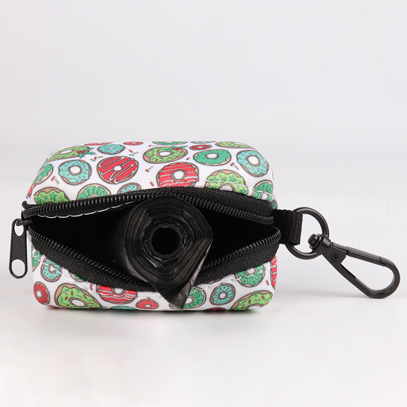 OKEYPETS - 대량 판매 강아지 목줄, 반려동물용 승화 인쇄, 다기능, 귀여운 배변 봉투 홀더, 조절 가능한 친환경 액세서리, 네오프렌 반려동물 목줄 16