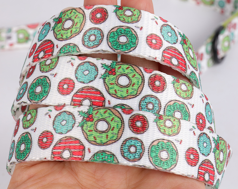 OKEYPETS - 대량 판매 강아지 목줄, 반려동물용 승화 인쇄, 다기능, 귀여운 배변 봉투 홀더, 조절 가능한 친환경 액세서리, 네오프렌 반려동물 목줄 15