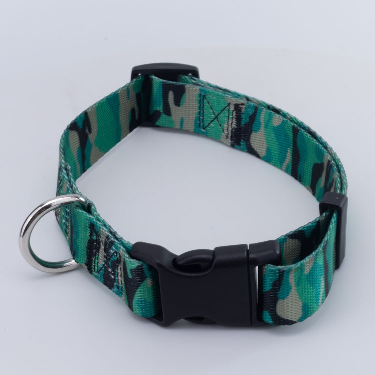 OKEYPETS - OKEYPETS Partihandel Hållbart Justerbart Lyxigt Utomhussporter Sublimeringsmönster Hundhalsband Och Koppel Set Husdjurshalsband Kopple/Hundsele Set 12
