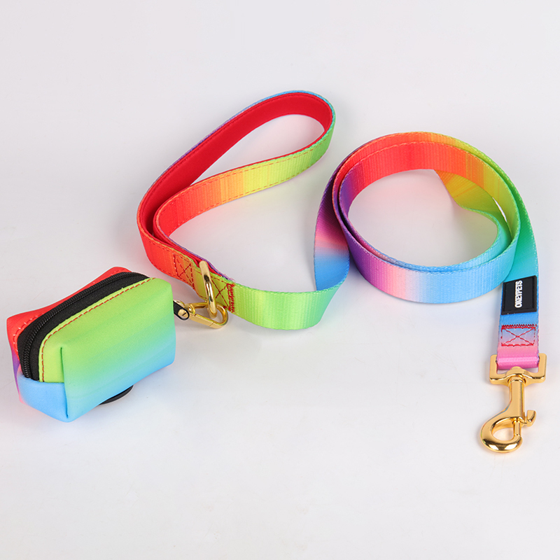 OKEYPETS - Brugerdefineret privat mærke trykt hundesnor hurtigudløsende lynlås personlig hundeposeholder snor miljøvenlig kæledyrssnor 9