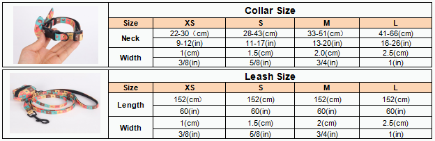 OKEYPETS - OKEYPETS Súkromná značka Unikátny vzor Dizajn Odolný luxusný vzor Sada vodítok pre psov s obojkom pre mliečne výrobky Použitie Sada obojku pre domáce zvieratá Vodítko/postroj pre psa 10