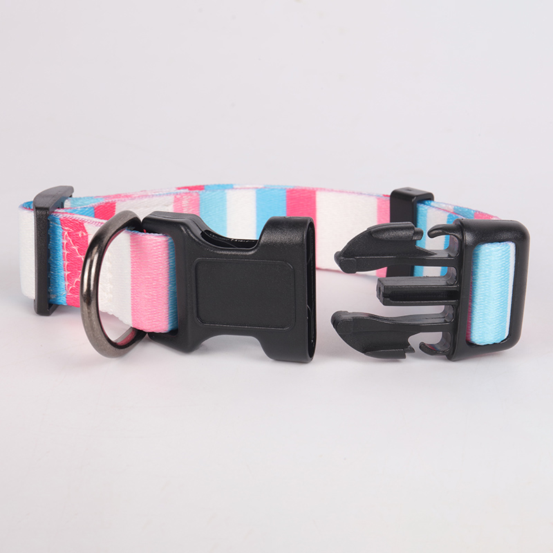 Kolar Anjing Haiwan Peliharaan Kecil Rekaan Percuma OKEYPETS Sublimasi Bunga Tahan Lama Lembut Selesa Rantai Kolar Haiwan Peliharaan 13