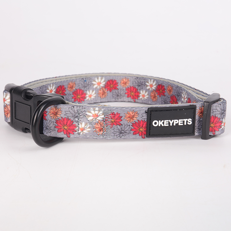OKEYPETS Laisse pour chien en néoprène, longueur ajustable et personnalisable, sécurité et respect de l'environnement. 10