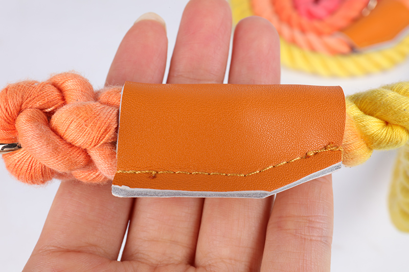 OKEYPETS - OKEYPETS Selamat Datang Fesyen Tali Rami Lembut Pelbagai Fungsi Berwarna-warni Tali Kapas Anjing Tali Anjing 12