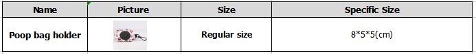 OKEYPETS - OKEYPETS Brugerdefineret Logo Komfortabel Praktisk Neopren Dispenser Bæresele Hundesnor Afføringspose Holder Hundes Afføringspose Holder 9