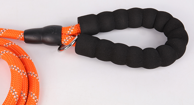 OKEYPETS - Laisse OKEYPETS pour chien, idéale pour l'entraînement, l'escalade et la course. Corde en nylon avec fils réfléchissants, parfaite pour les randonnées et les activités de plein air. 11