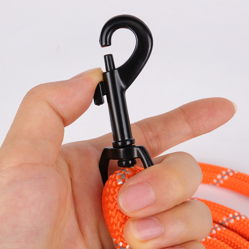 OKEYPETS - Laisse OKEYPETS pour chien, idéale pour l'entraînement, l'escalade et la course. Corde en nylon avec fils réfléchissants, parfaite pour les randonnées et les activités de plein air. 12