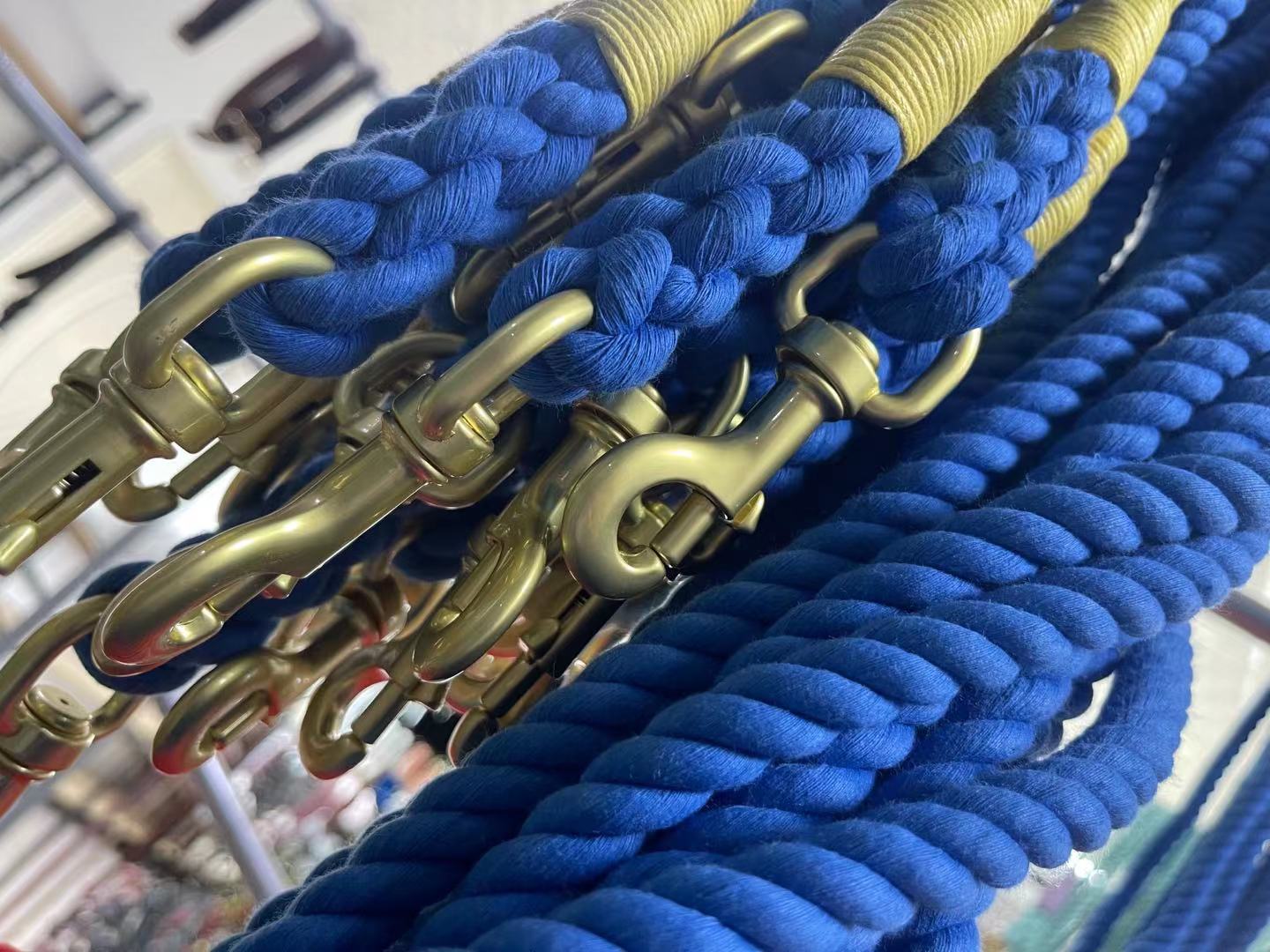 OKEYPETS - Laisse OKEYPETS pour chien, idéale pour l'entraînement, l'escalade et la course. Corde en nylon avec fils réfléchissants, parfaite pour les randonnées et les activités de plein air. 17