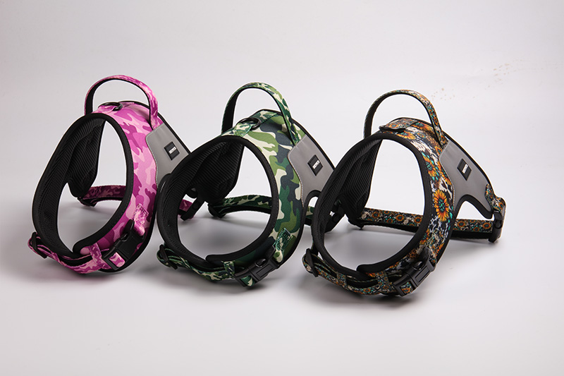 OKEYPETS - Harnais pour chien CustomSoft Mesh anti-traction, harnais en tissu Oxford, harnais réfléchissant pour chien 9