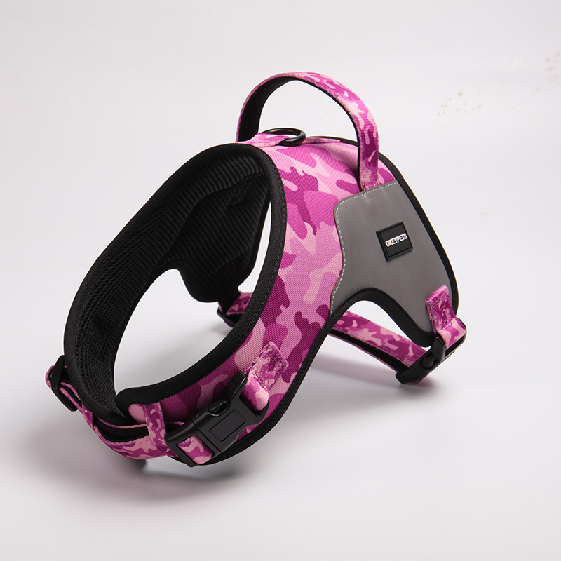 OKEYPETS - Harnais pour chien CustomSoft Mesh anti-traction, harnais en tissu Oxford, harnais réfléchissant pour chien 13