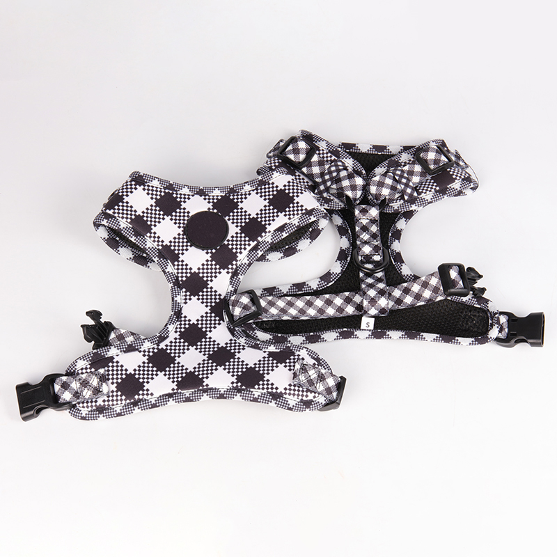 Szelki dla psa OKEYPETS, dwustronne, oddychające, z siateczki, z wyściełaną kamizelką, z neoprenu 9