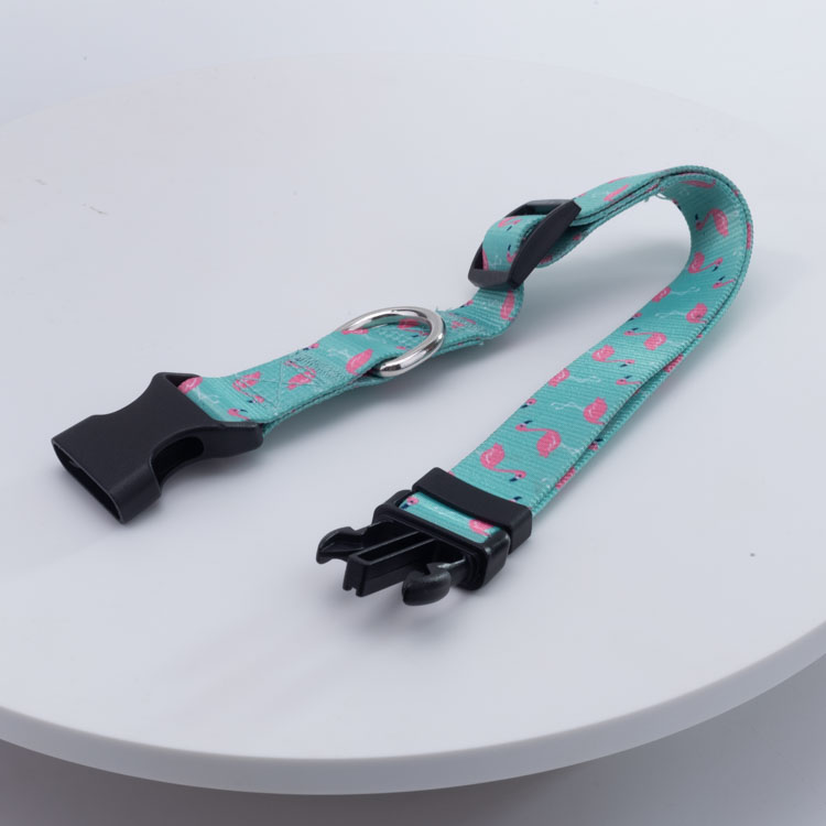 OKEYPETS - OKEYPETS OEM Zgardă pentru câini, moale, durabilă, cu culori la modă, personalizată, lavabilă, cu cataramă, curea pentru animale de companie 10