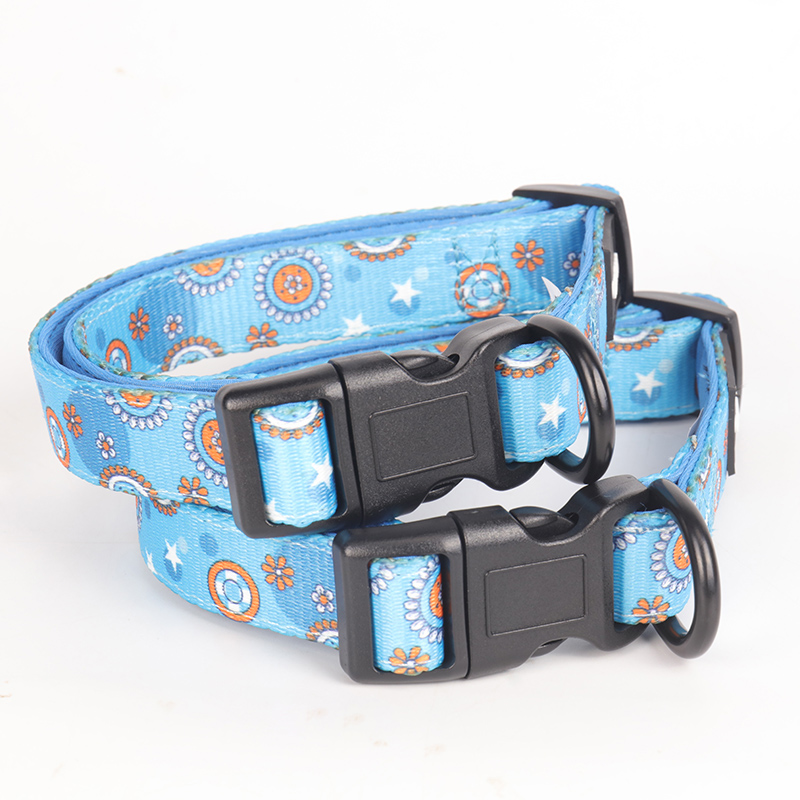 OKEYPETS - OKEYPETS Unique Dog Collar Vest Pet Safety Sublimation Heavy Duty Print Eco Friendly Cute Pet Collars Neoprene Dog Collar 20