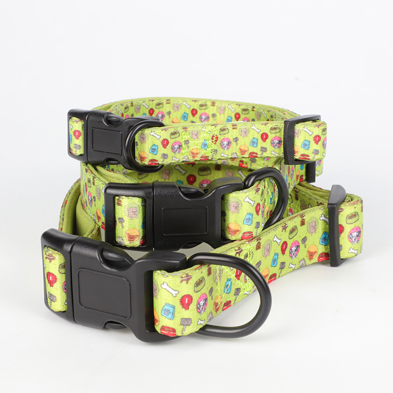 OKEYPETS - OKEYPETS Personalized Print Logo Pattern Fashion Safety Sublimation Custom Dog Collar With Buckle Neoprene Dog Collar 12