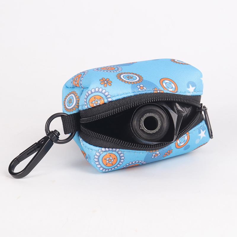 OKEYPETS - OKEYPETS Design Distributore portatile di sacchetti per escrementi di cane in neoprene Porta sacchetti per escrementi di cane Porta sacchetti per escrementi di cane 11