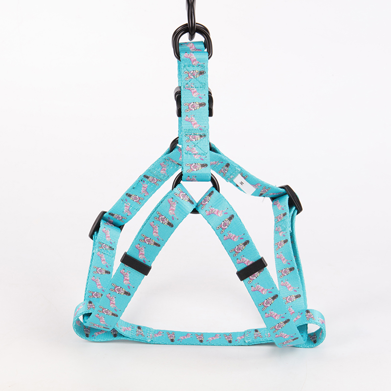 OKEYPETS - Harnais pour chien OKEYPETS Durabilité et résistance, sangle de harnais à dégagement rapide, sac à dos confortable et ajustable, harnais personnalisé en sangle polyester 15