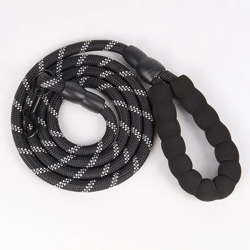 OKEYPETS - OKEYPETS kisállat kiképző pórázok rozsdamentes forgókapocs akasztó kényelmes hosszú vastag tartós nejlon mászókötél póráz fényvisszaverő kutyakötél póráz 1