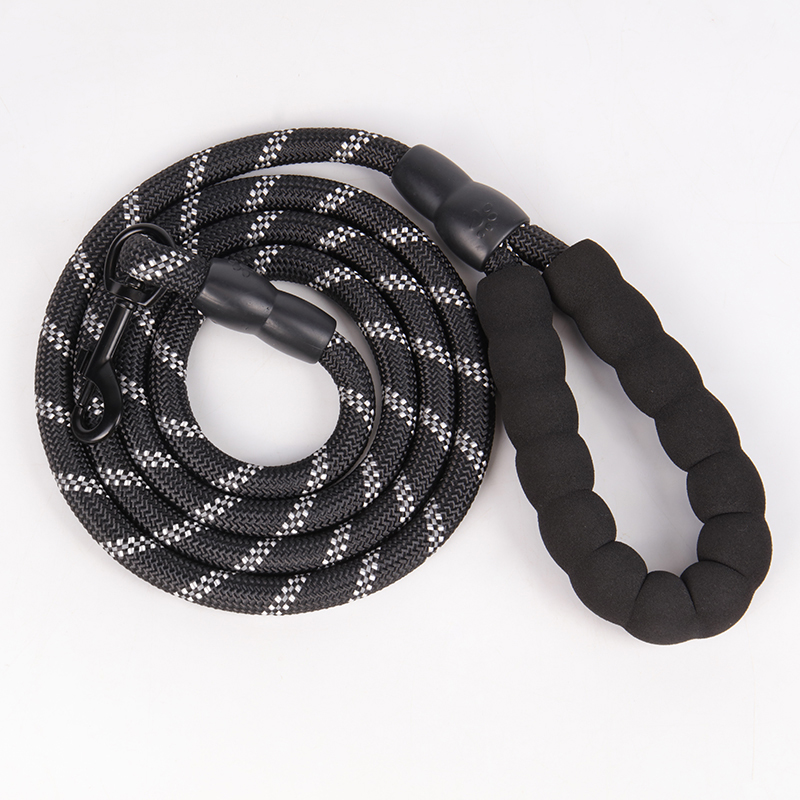 OKEYPETS - OKEYPETS kisállat kiképző pórázok rozsdamentes forgókapocs akasztó kényelmes hosszú vastag tartós nejlon mászókötél póráz fényvisszaverő kutyakötél póráz 9