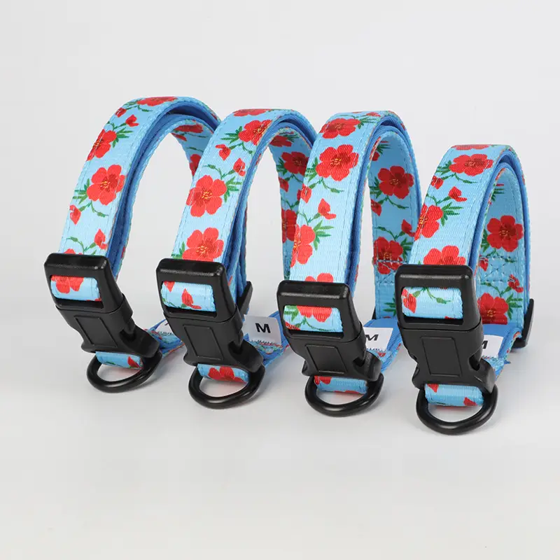 OKEYPETS - OKEYPETS Pet Accessories Chain Padded Neoprene Printed Customised Fashionable Eco Friendly Dog Collar Neoprene Dog Collar1 1