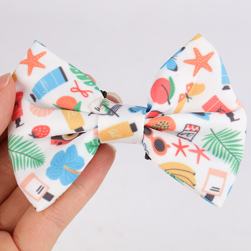OKEYPETS - OKEYPETS Vente en gros de nœuds papillon mignons pour chiens, imprimés par sublimation, bandanas multicolores pour chiens, écharpes triangulaires pour animaux de compagnie 12