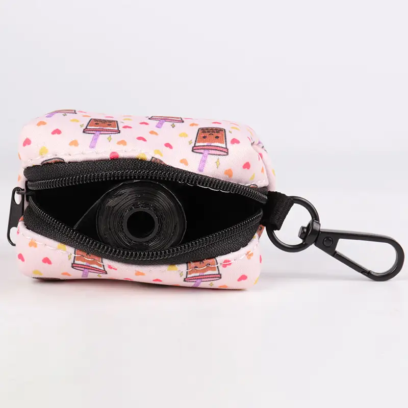 OKEYPETS - OKEYPETS Držák na sáčky na hovínka z neoprenového ekologického materiálu, biologicky odbouratelný, držák na sáčky na psí hovínka 1