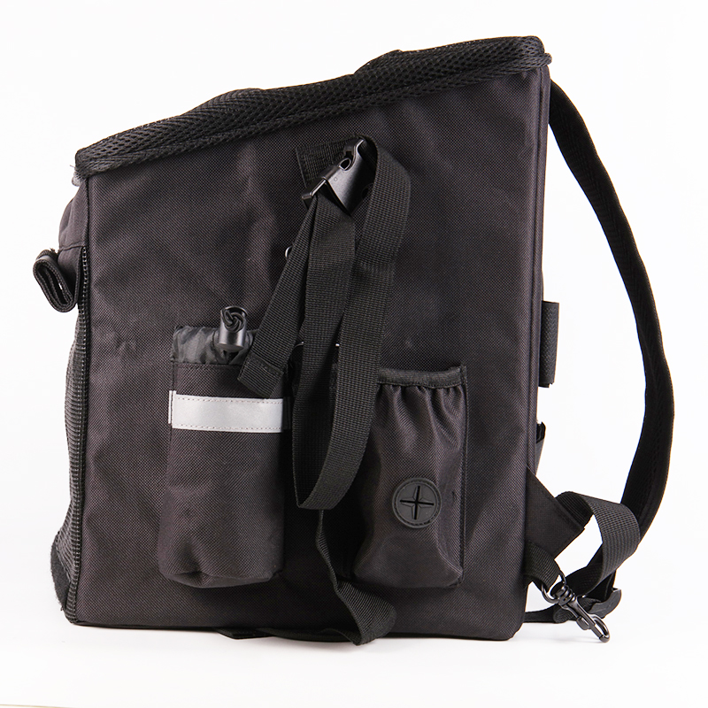 OKEYPETS - OKEYPETS mājdzīvnieku pārnēsāšanas grozs ar velosipēdu, ērts un polsterēts plecu siksnas mājdzīvnieku ceļojumu pārnēsāšanas mugursomas soma mājdzīvnieku ceļojumu pārnēsāšanas soma 13