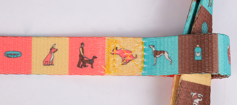 OKEYPETS - Harnais pour chien OKEYPETS Durabilité et résistance, sangle de harnais à dégagement rapide, sac à dos confortable et ajustable, harnais personnalisé en sangle polyester 10